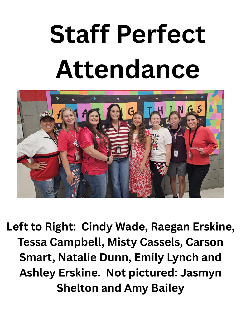 Staff Perfect Attendance