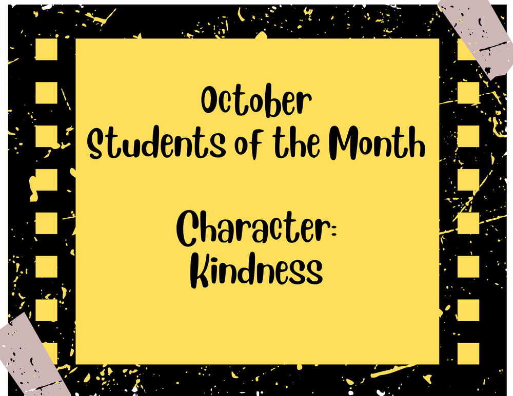 October Students of the Month