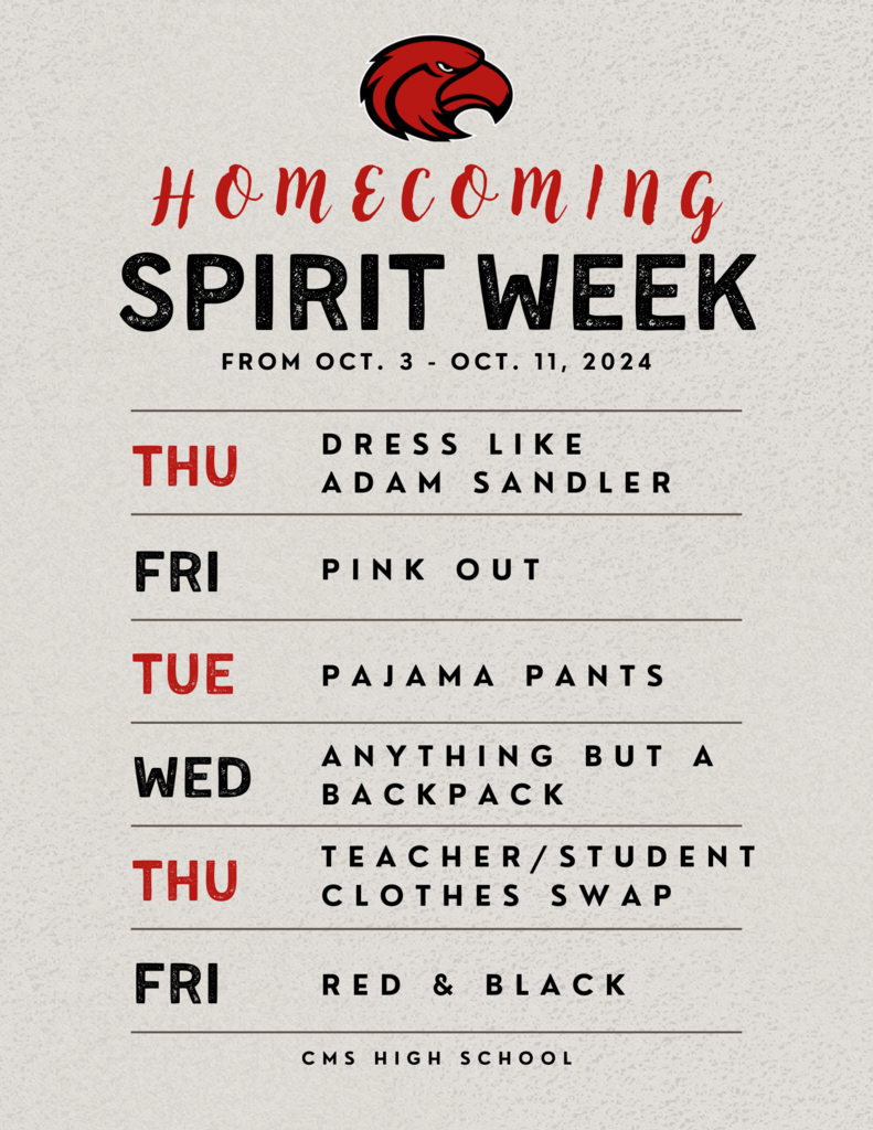 Fall Spirit Week Flyer