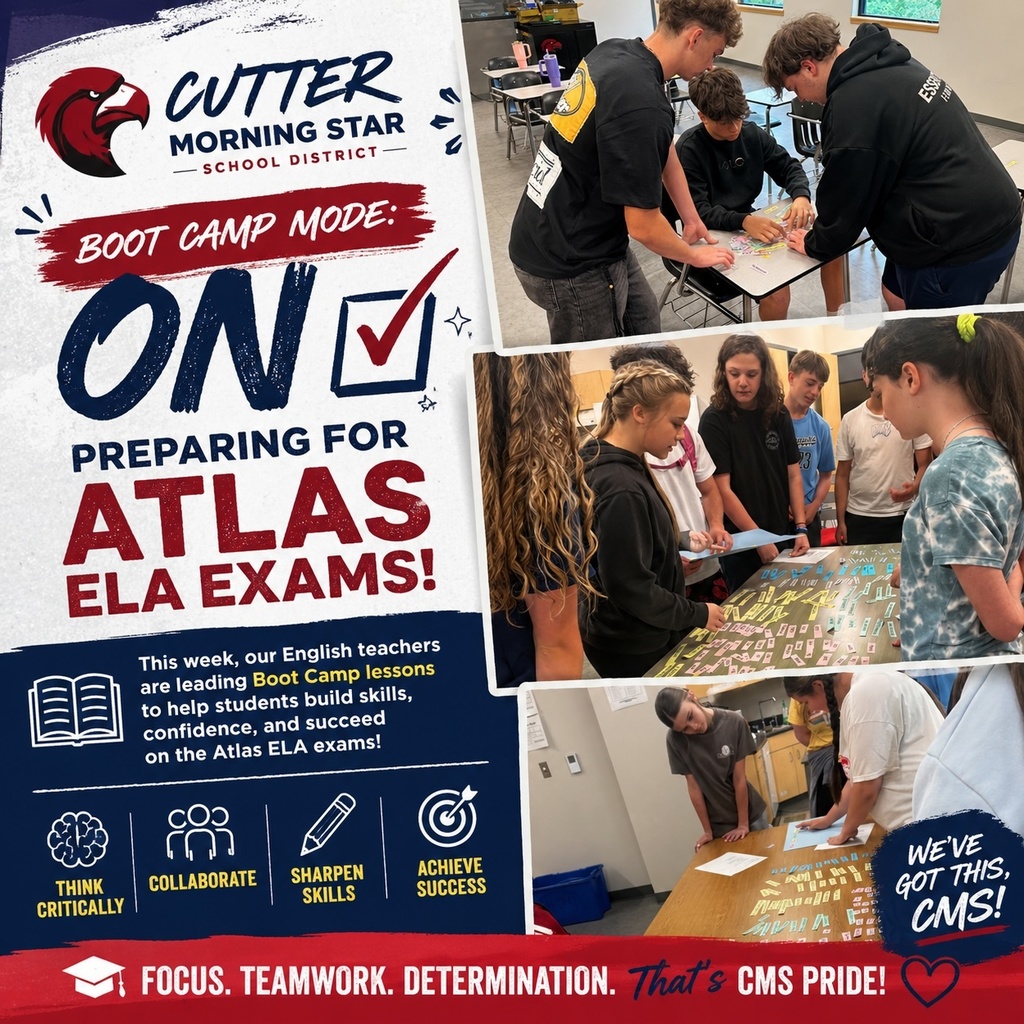 #CMSPride #AtlasReady #StudentSuccess #BootCampLearning #ELAExcellence