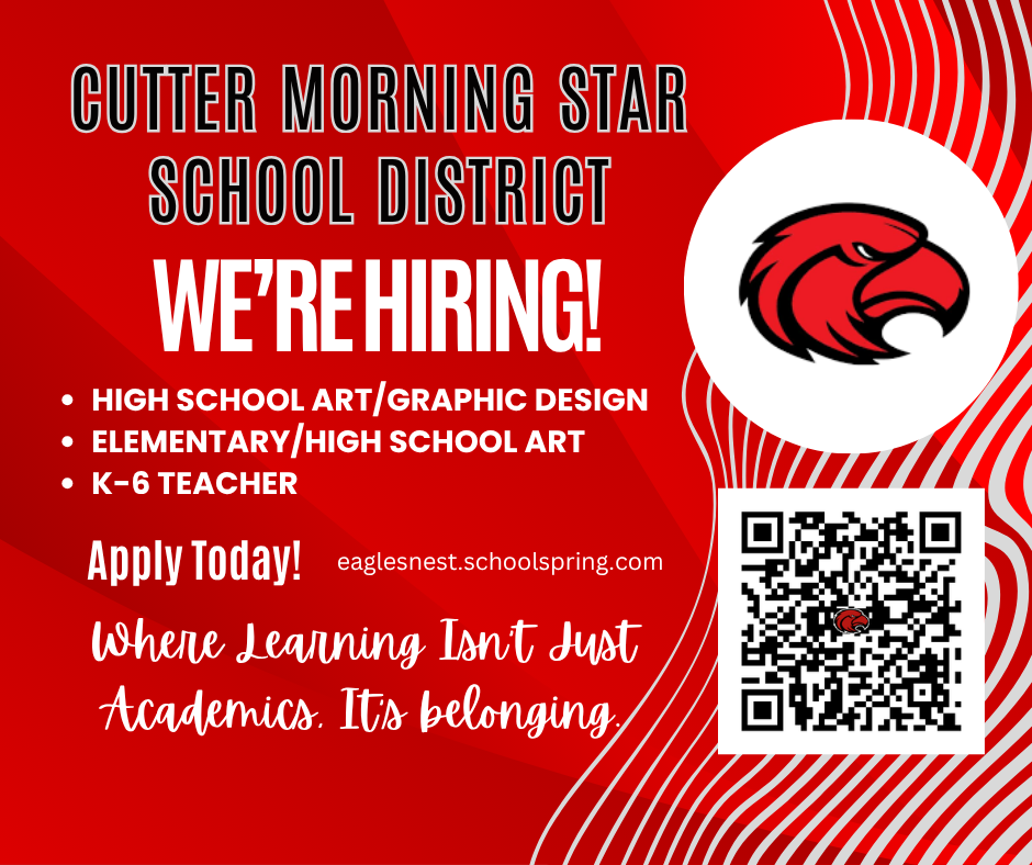 Cutter Morning Star, Eagles, Staff, Join our team