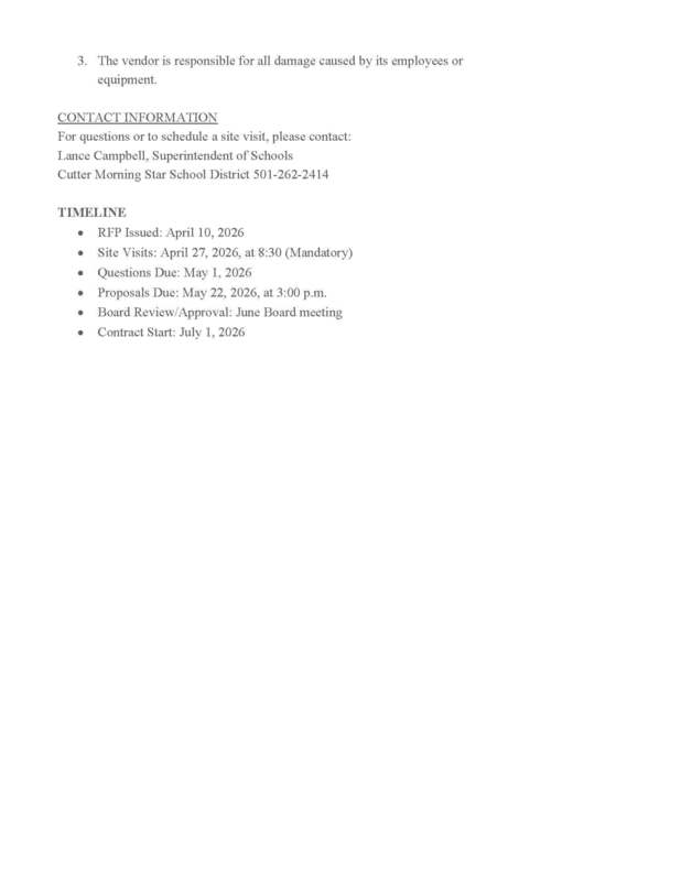 Request for Proposal (RFP) 