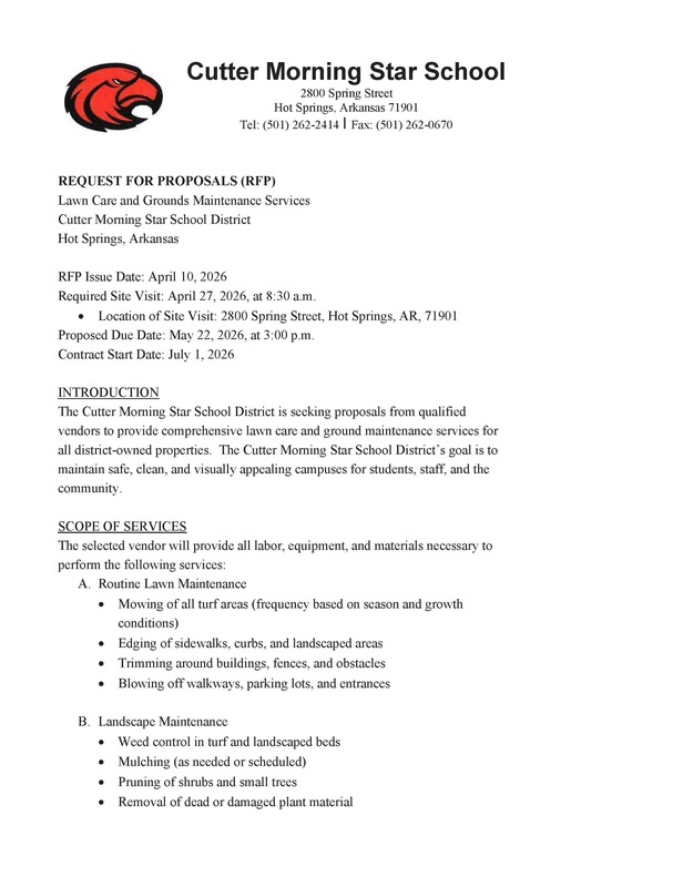 RFP Lawn/maint