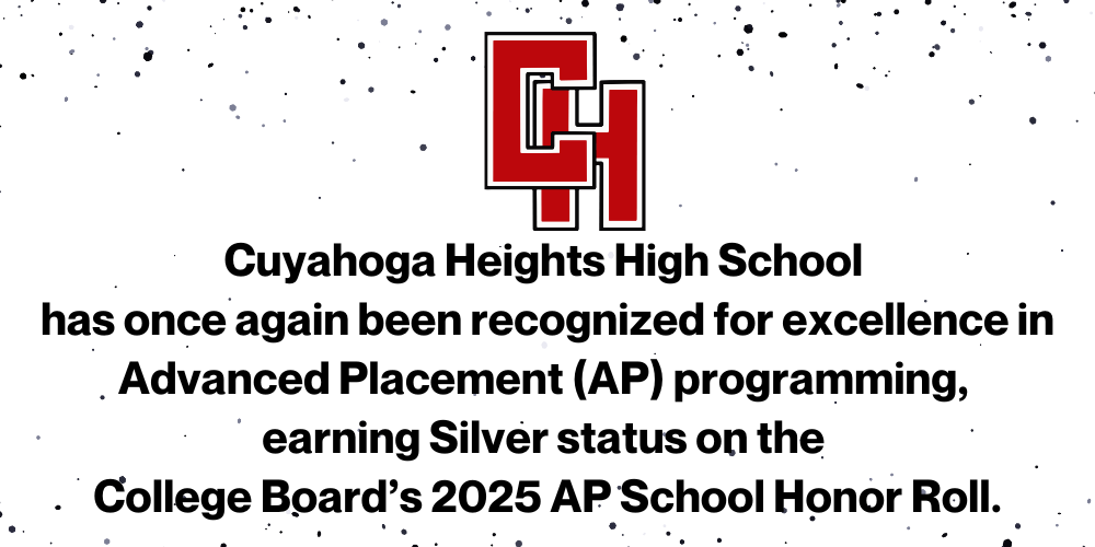 Cuyahoga Heights High School Earns AP School Honor Roll Silver Recognition for Third Straight Year