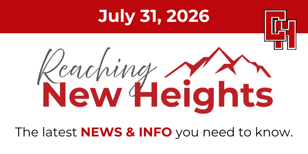 Reaching New Heights July 31, 2026