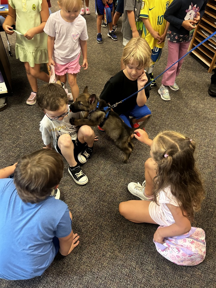 K-9 Jake Makes Special Visit to Cuyahoga Heights Elementary School