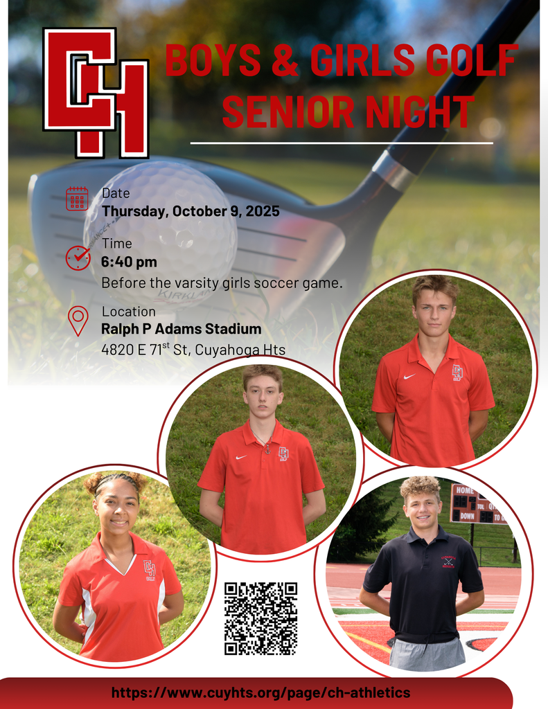 2025 Golf Senior Night