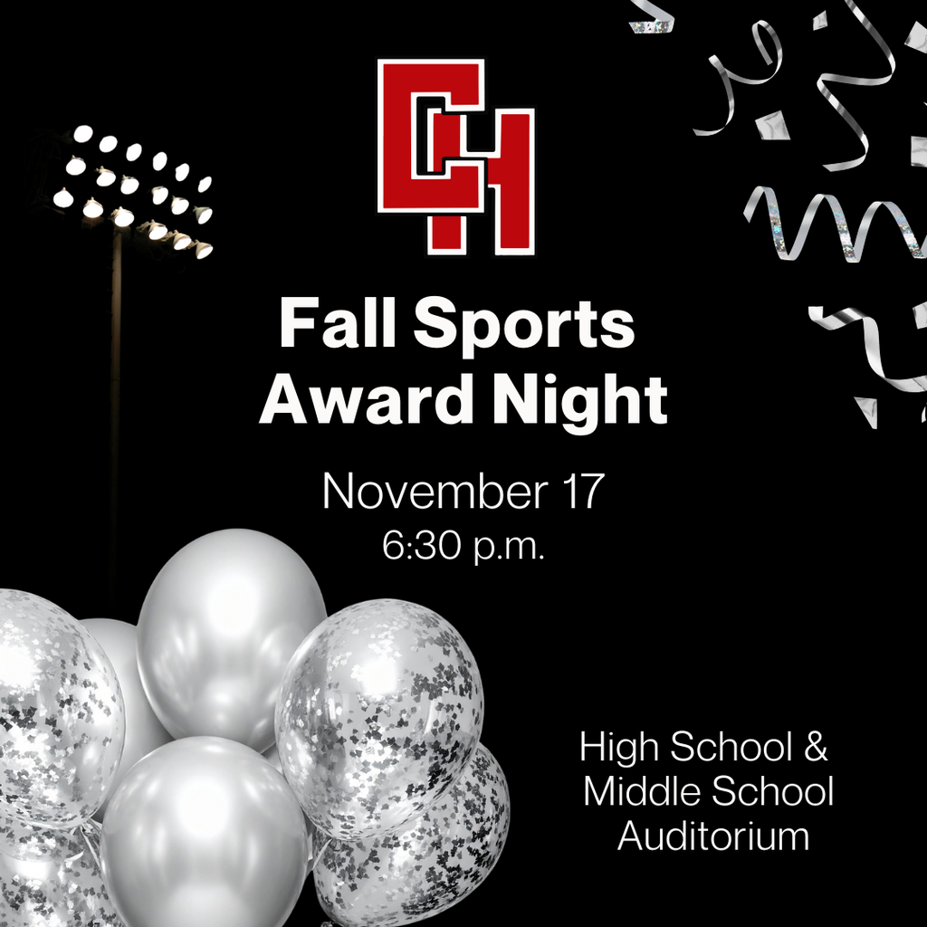 Join us for Fall Sports Award Night on November 17 at 6:30 p.m. in the High School & Middle School Auditorium as we celebrate our student-athletes and their accomplishments this season!