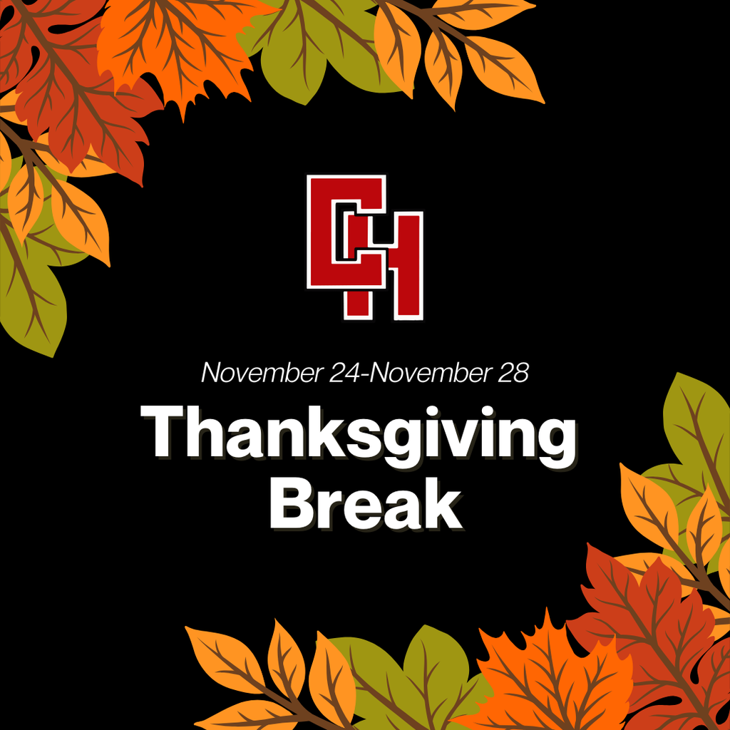 Thanksgiving Break is almost here! Reminder that school will be closed next Monday through Friday. 🦃🍁