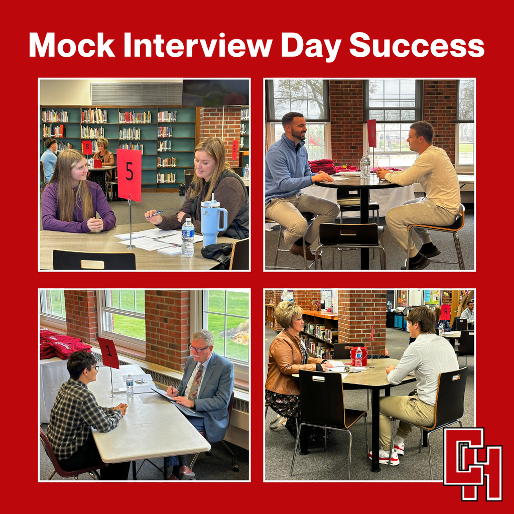  CHHS juniors took part in Mock Interview Day on Nov. 12, demonstrating the career and communication skills they’ve been building with CVCC Career Specialist Julie Regula. Students left feeling accomplished—and some even received job offers.