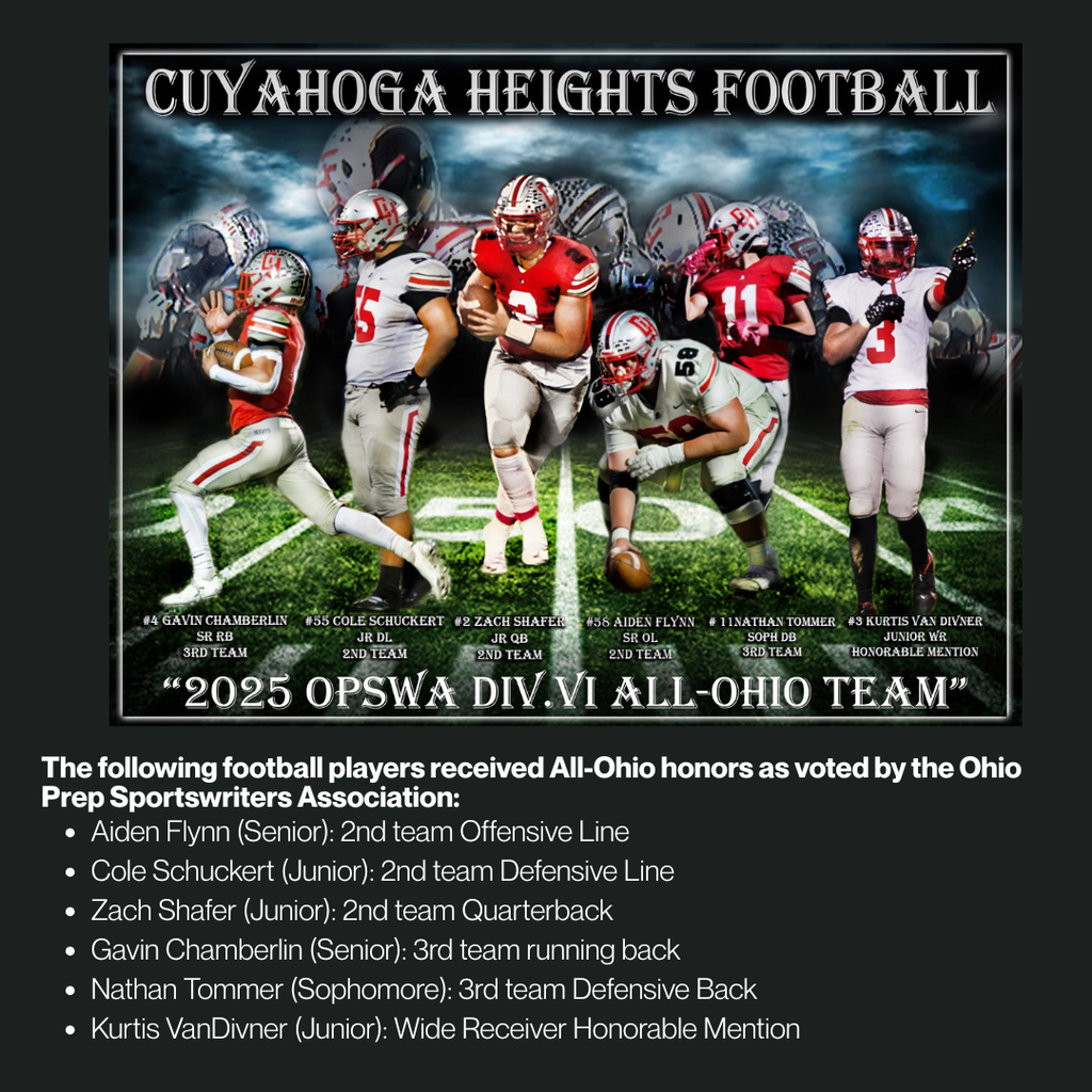 Congratulations to Our All-Ohio Athletes