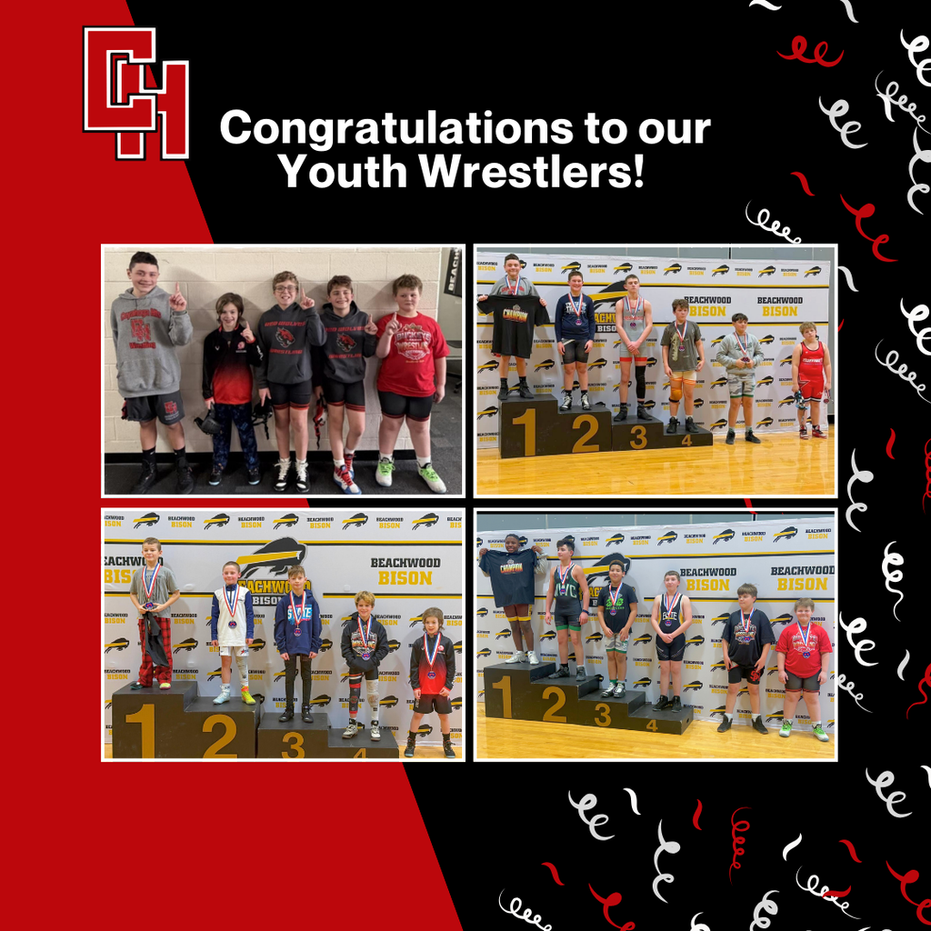 Congratulations to our youth wrestlers with four group photos below