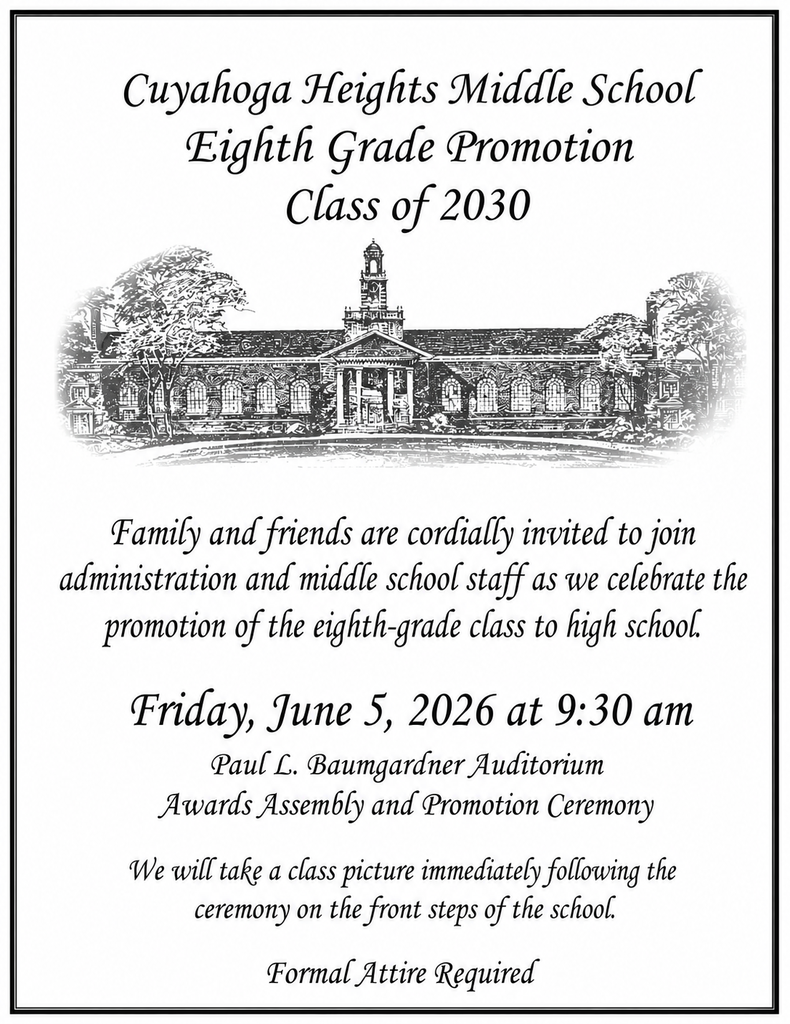 8th grade promotion ceremony
