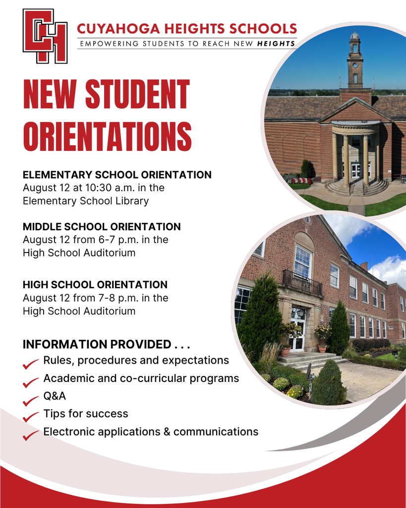 New Student Orientation Flyer 