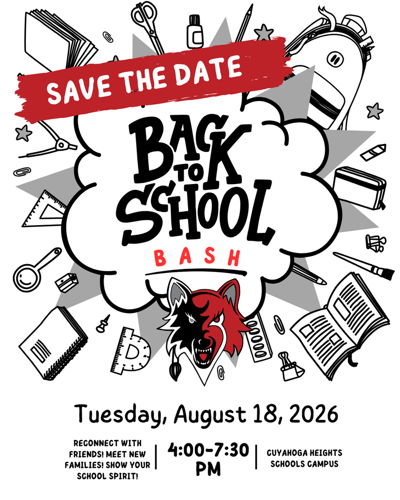 Back to School Bash flyer with event date, time, and campus location