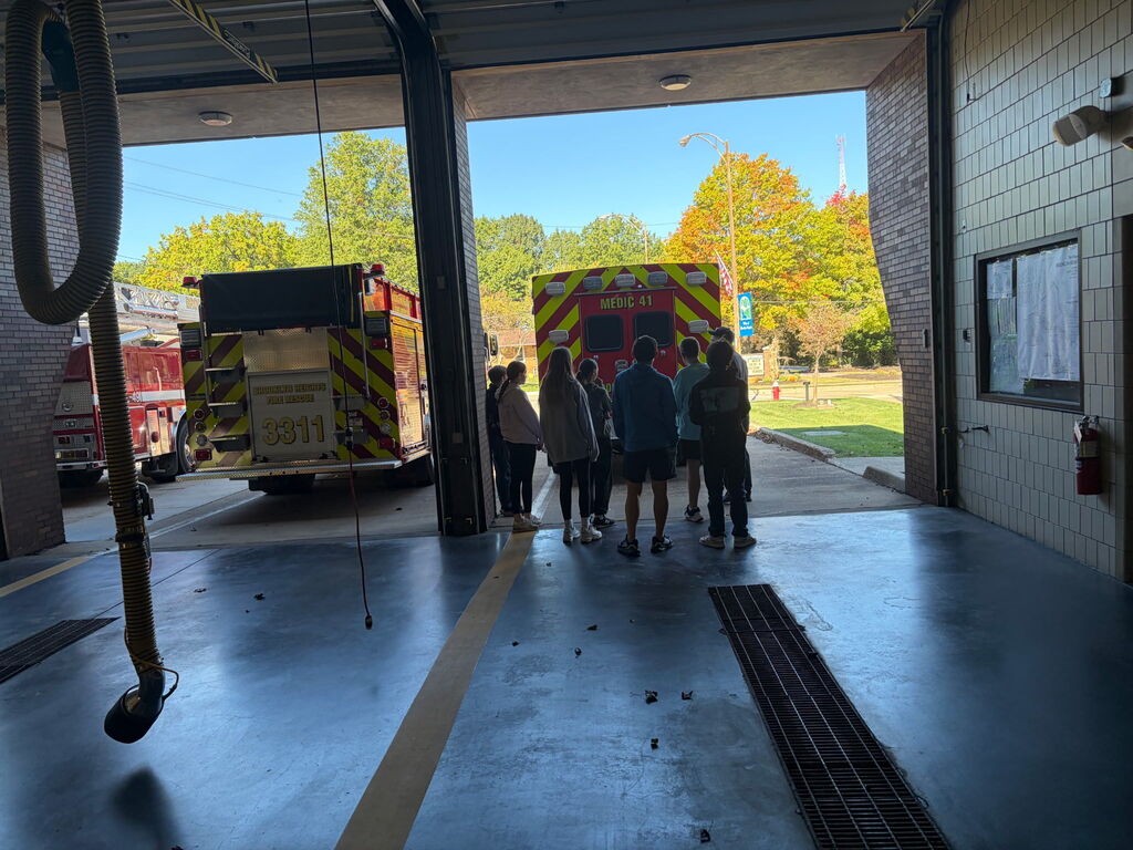 It's Community Outreach Day and students grades 9-11 are in the community giving back at various locations!