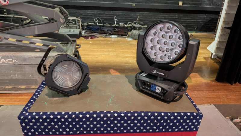 New stage lights