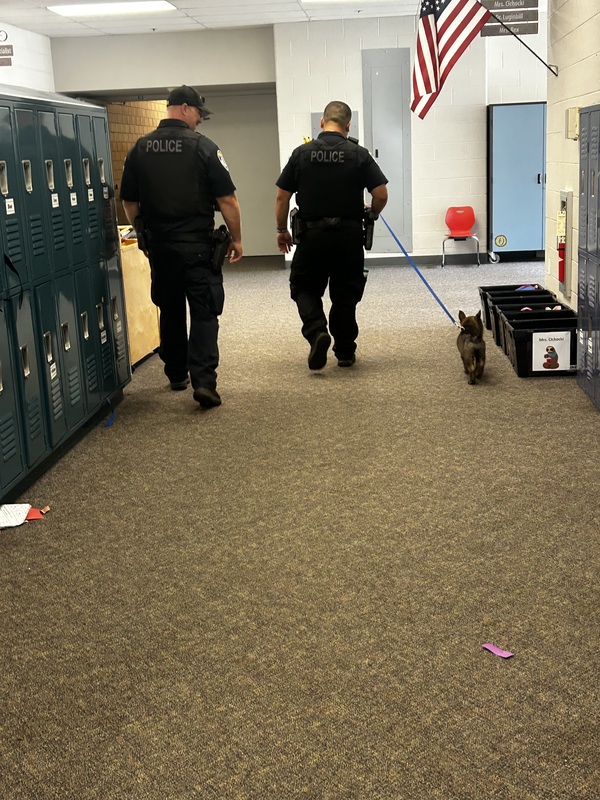 K-9 Jake Makes Special Visit to Cuyahoga Heights Elementary School