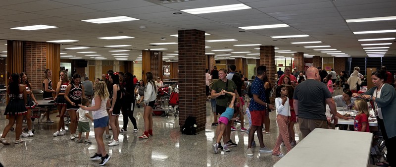 Visitors to Back to School Bash