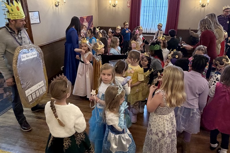 Dancing at the Royal Ball.