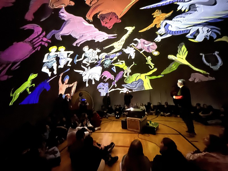 Constellations inside SkyDome.