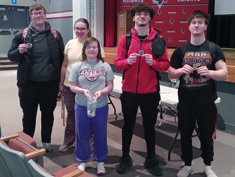 Aiden Flynn, Skye Sutyak, Marisa Drobnick, Kurtis Van Divner & Gavin Chamberlin