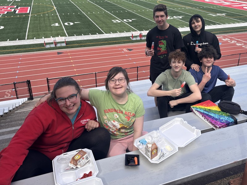 Getting to know one another at the Inclusion Mixer. 