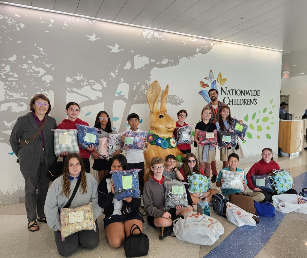Flex students with their completed projects