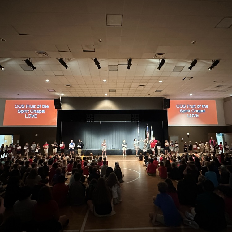 fruit of the spirit chapel - students sitting and listening 