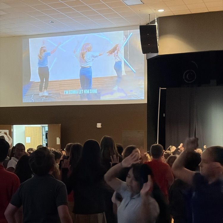 students worshiping in Chapel