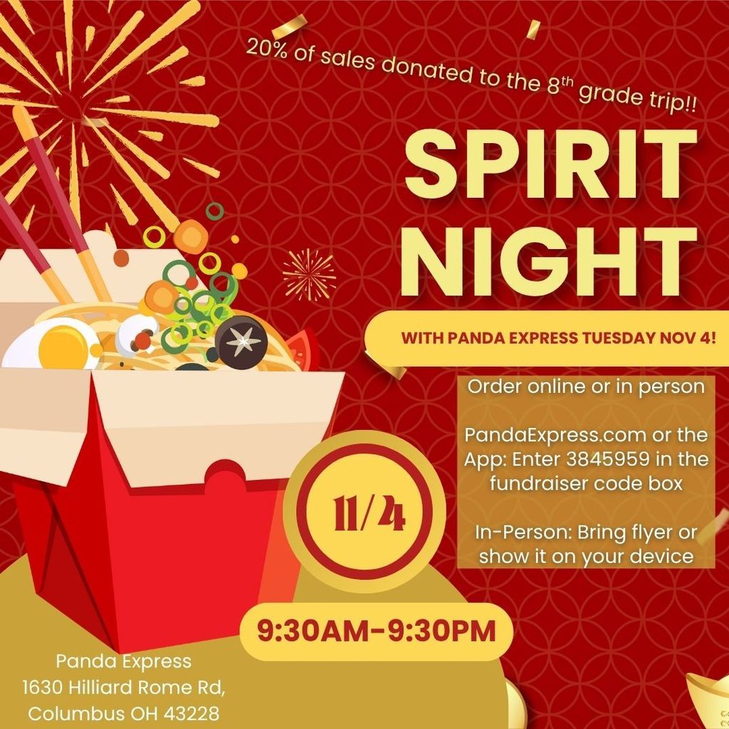 chinese food spirit night