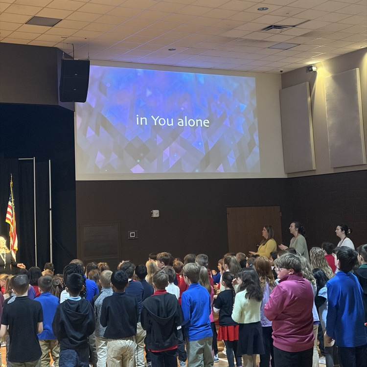 students worshiping in chapel