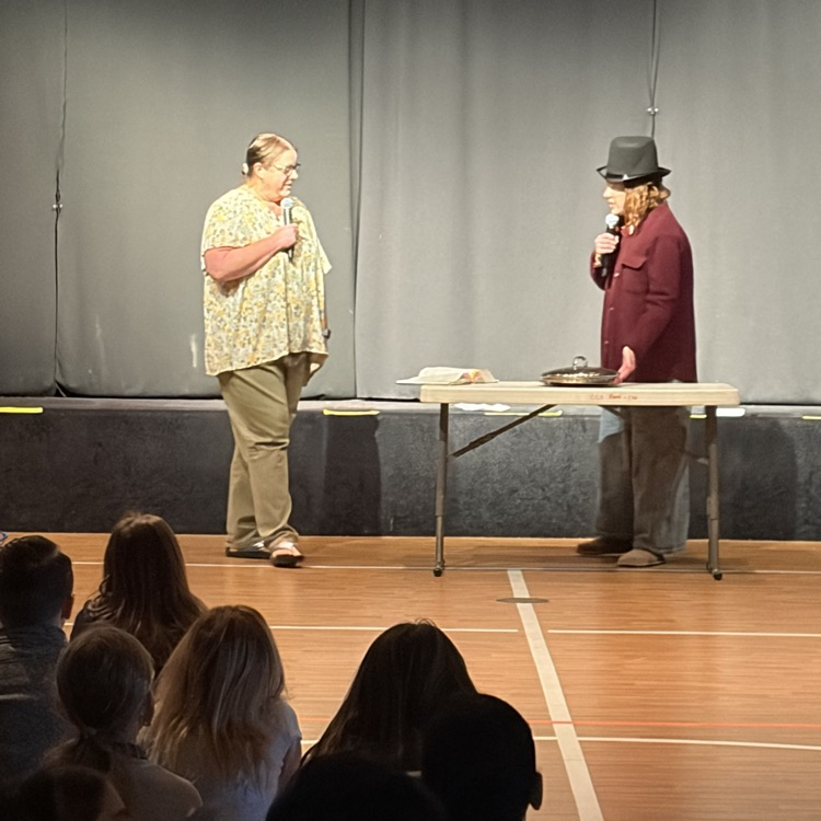 Brittany explaining her recent lion taming skills