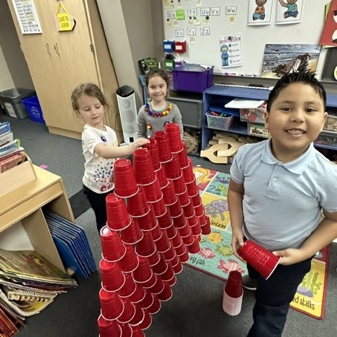 students on the 100th day of school
