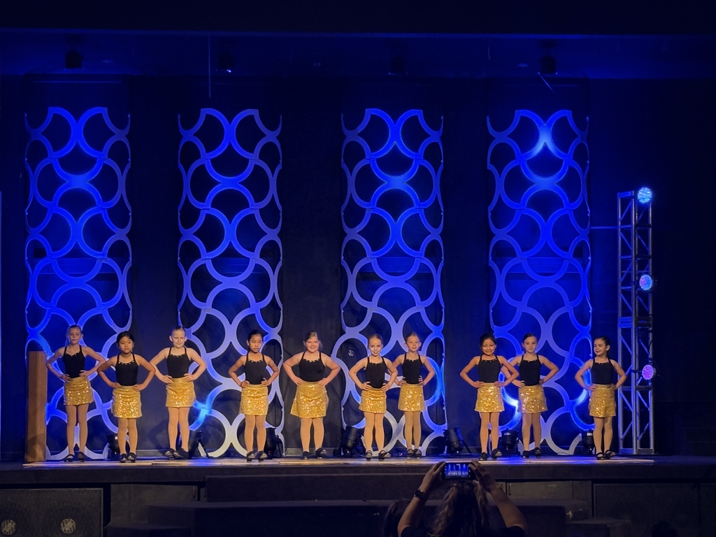 students participating in Cypress dance recital