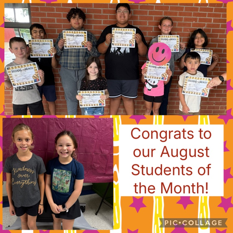 Students of the month