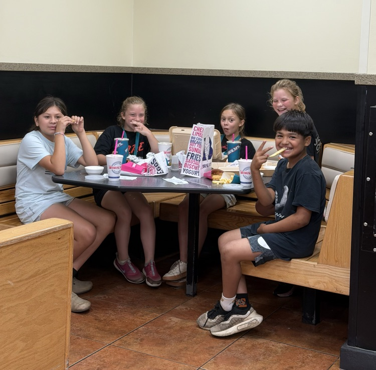 A little food after all that energy burned.