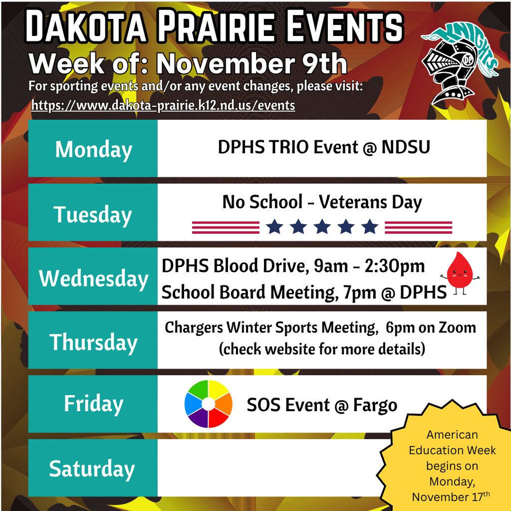 weekly events