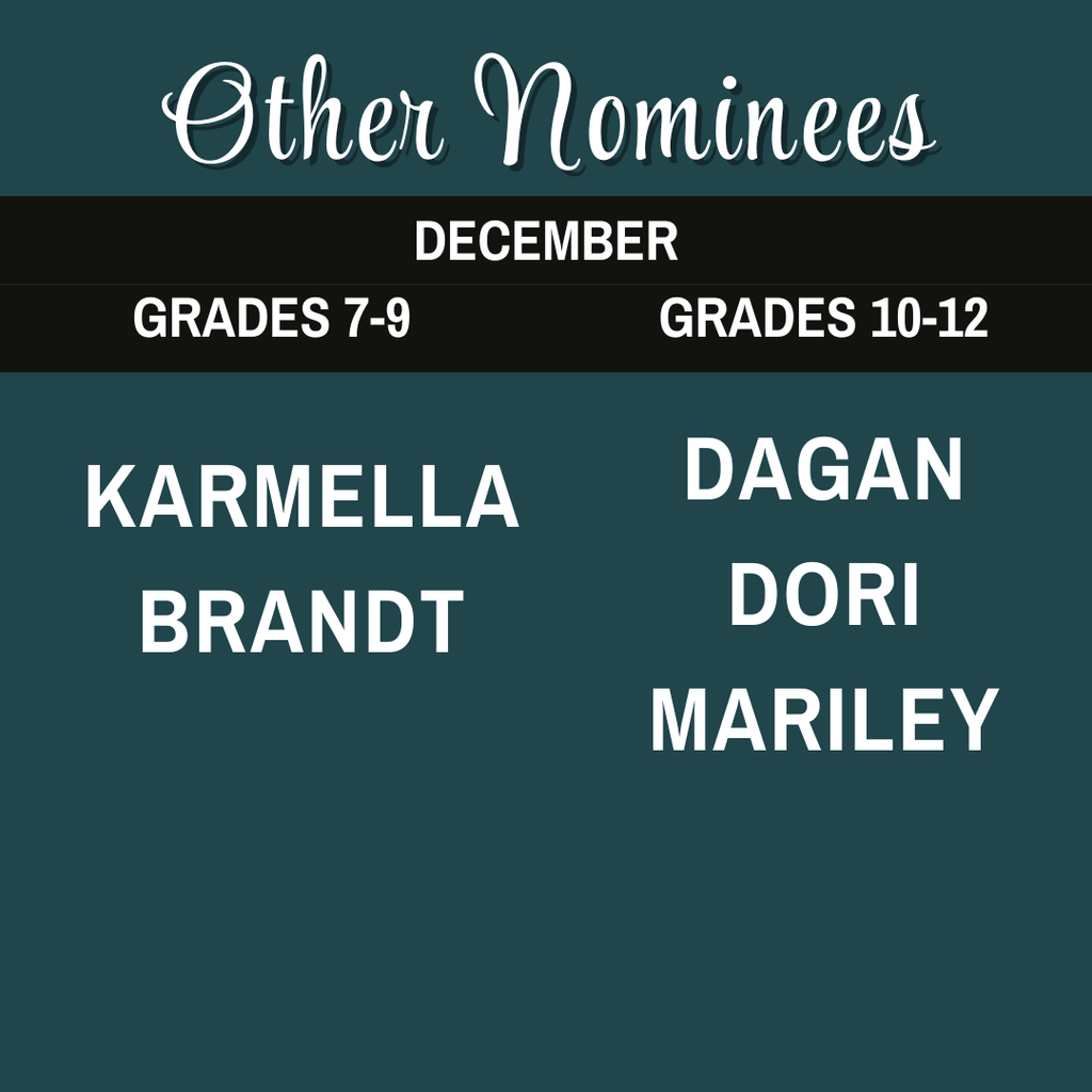 December nominees