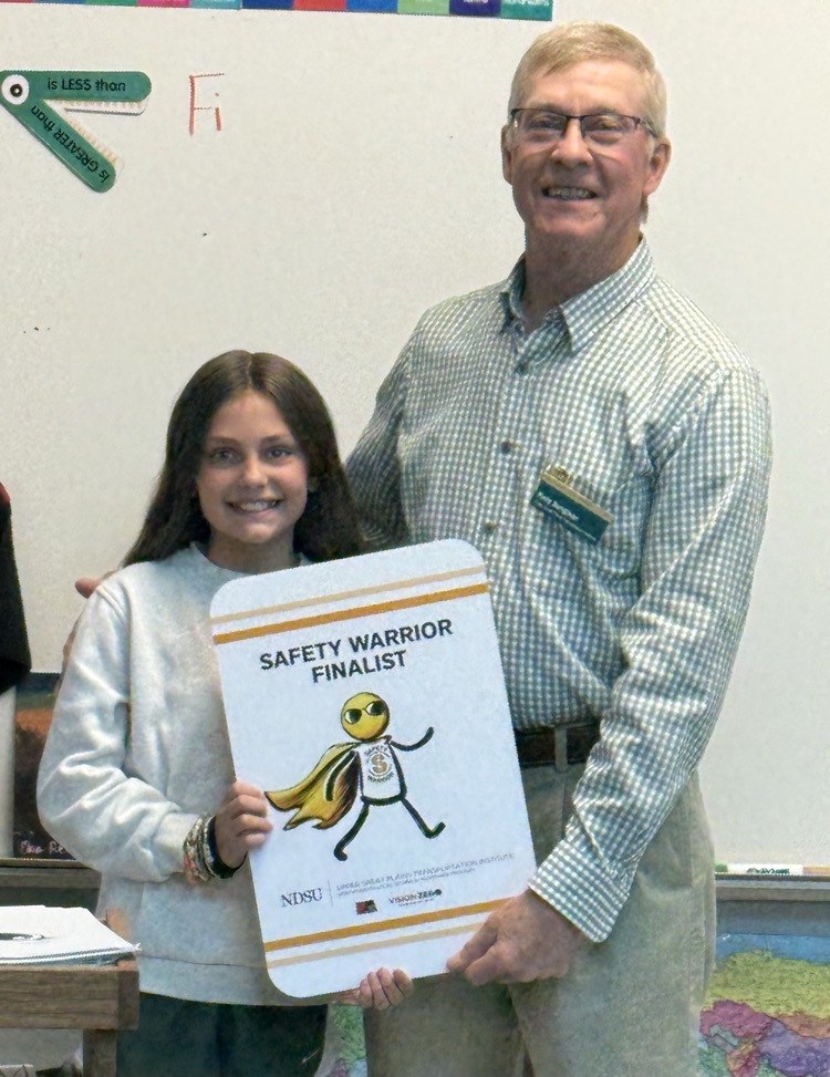 Lydia with sign