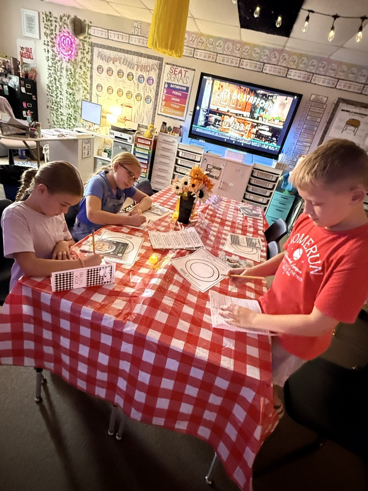 students reading books