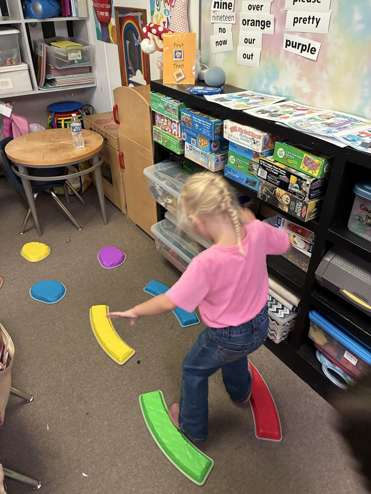 Kindergartners enjoying centers