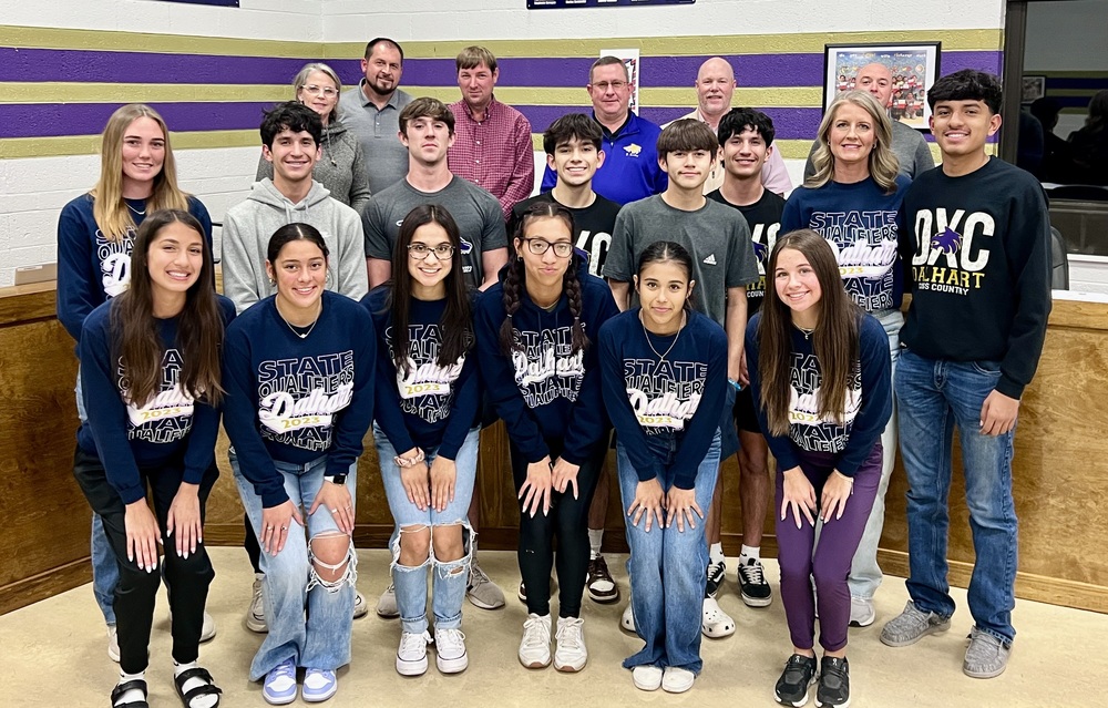 Dalhart Cross Country team Intermediate School