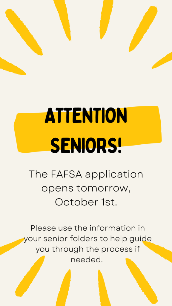 Attention Seniors!