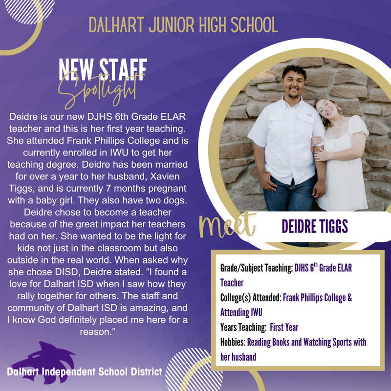 new teacher spotlight dtiggs