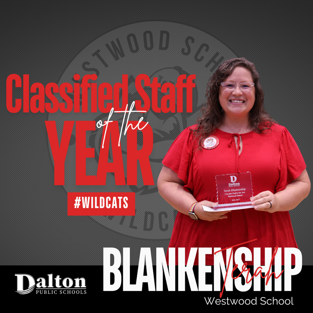Terah Blankenship Named Westwood Schoolās 2024ā2025 Classified Staff Member of the Year