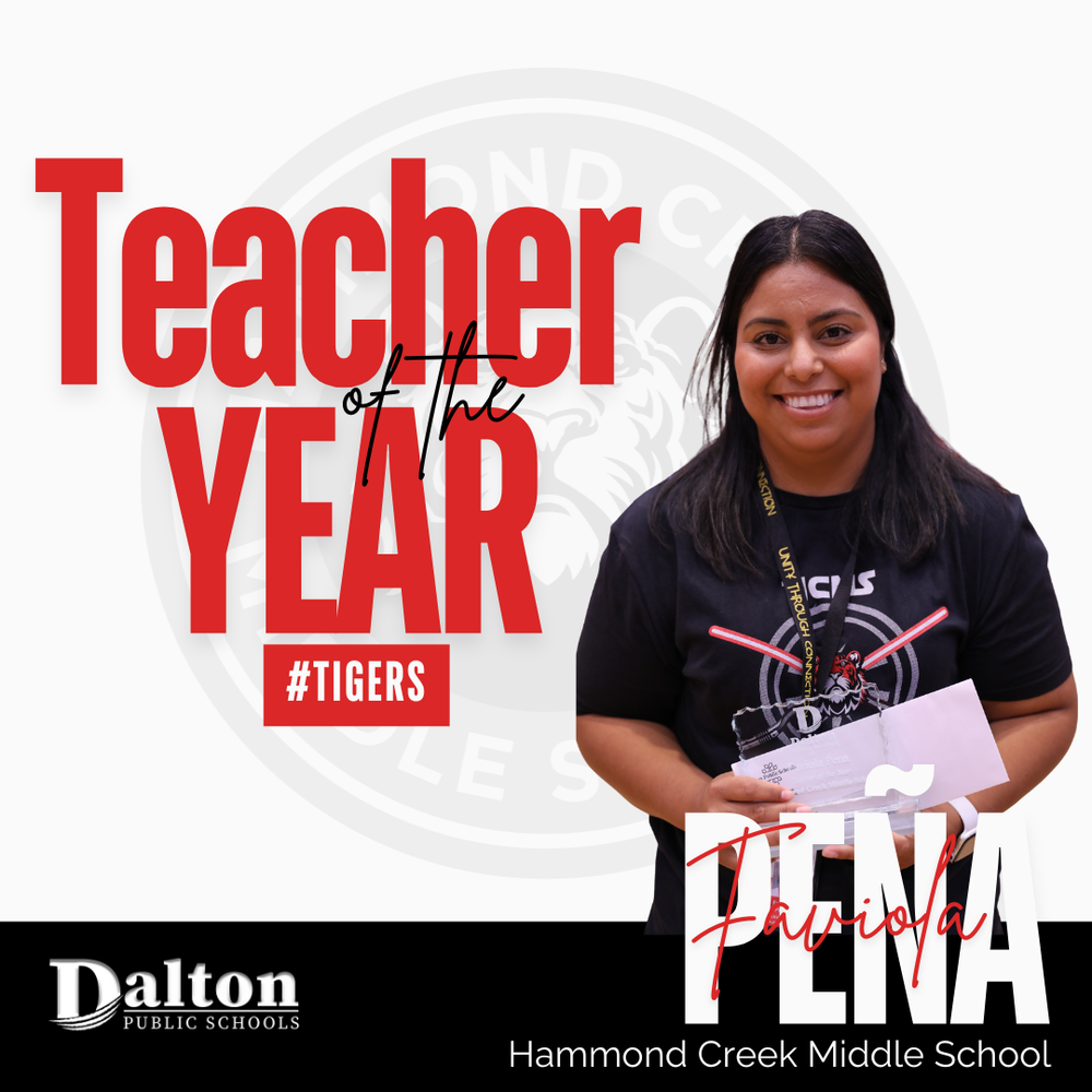 Faviola Peña Named Hammond Creek Middle School’s 2024–2025 Teacher of the Year