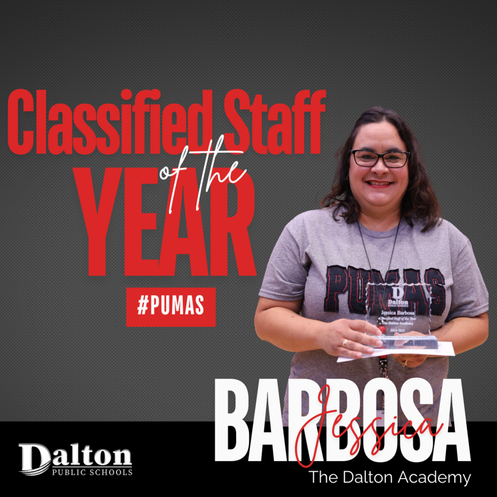 Jessica Barbosa Named The Dalton Academy’s 2024–2025 Classified Staff Member of the Year
