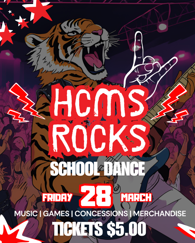 HCMS Rocks Dance Poster