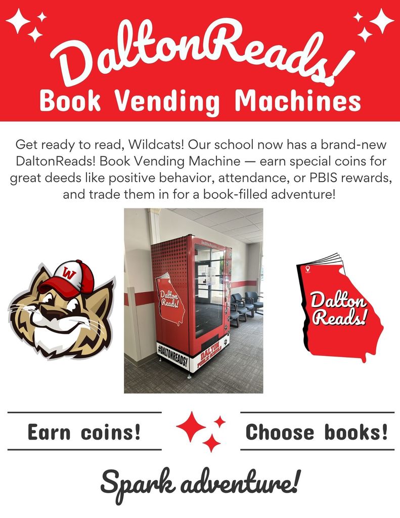 Dalton Reads Book Vending Machine-English